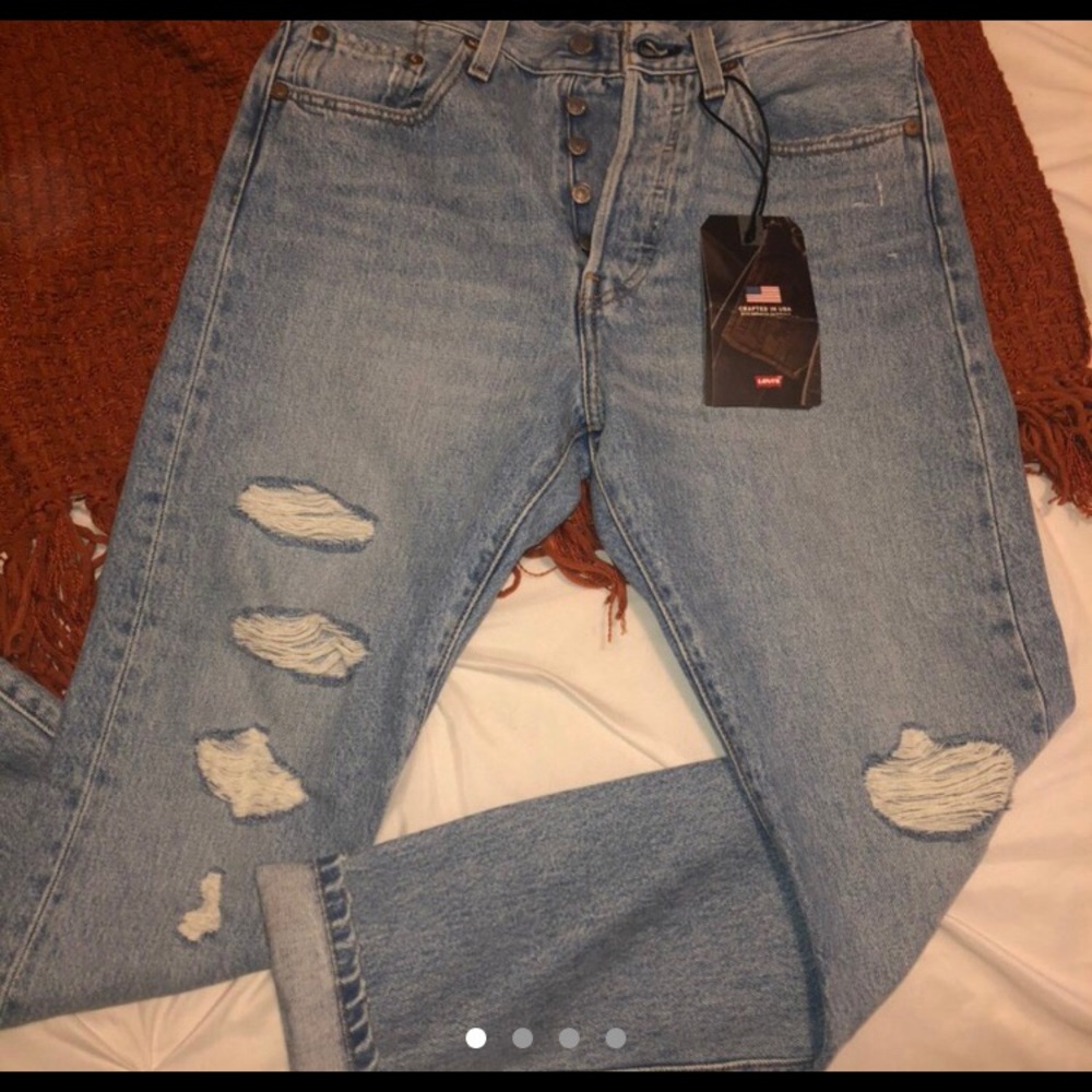 Levi’s 501 skinny in humble pie wash non stretch